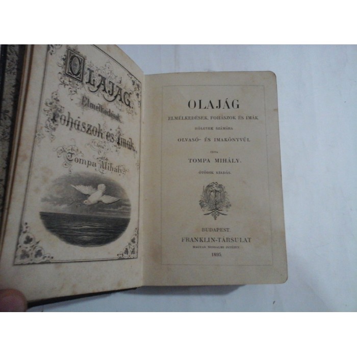     OLAJAG  ELMELKEDESEK  FOHASZOK  ES  IMAK  -  Budapest 1895